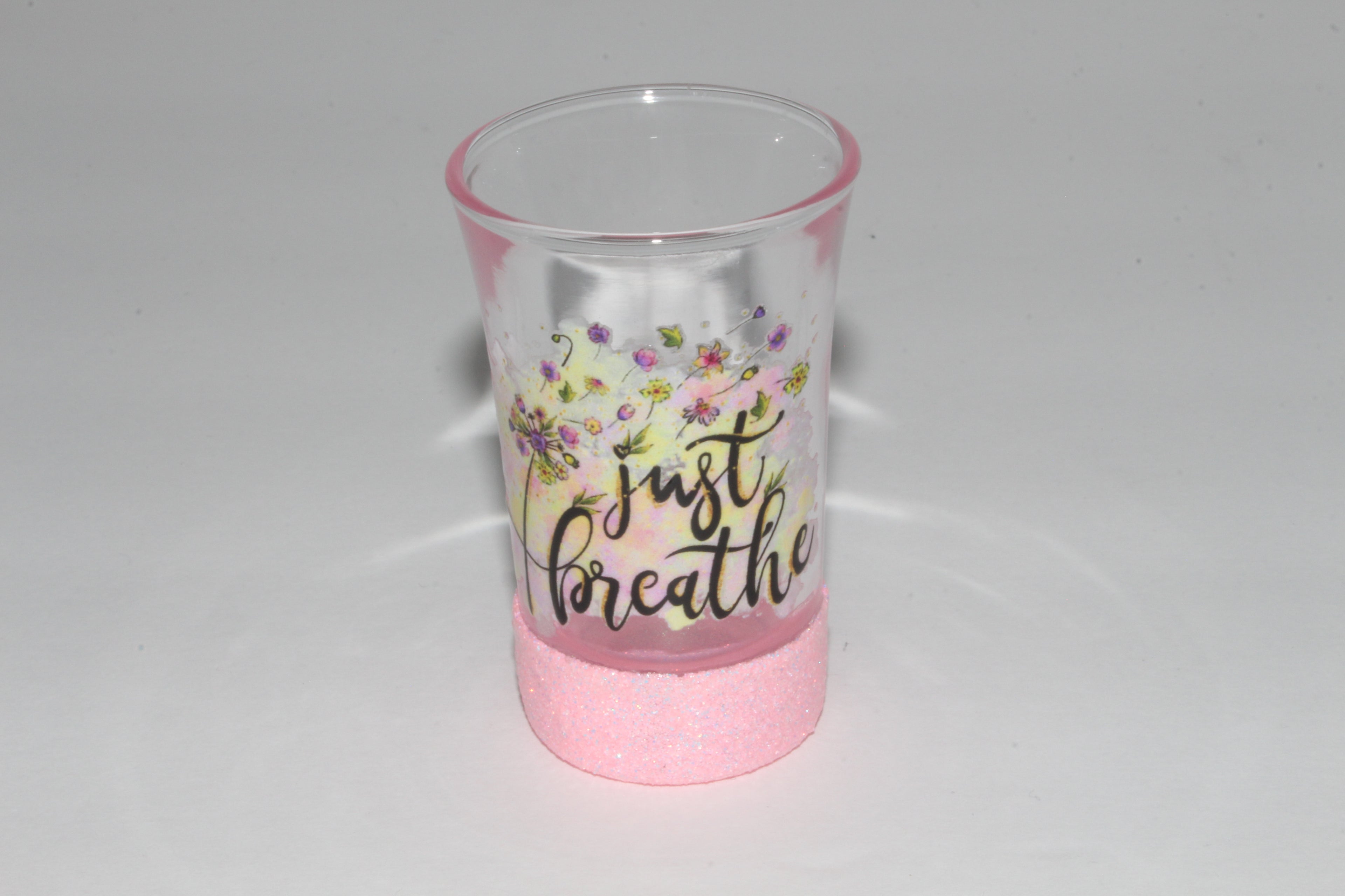 Glittered Shot Glasses
