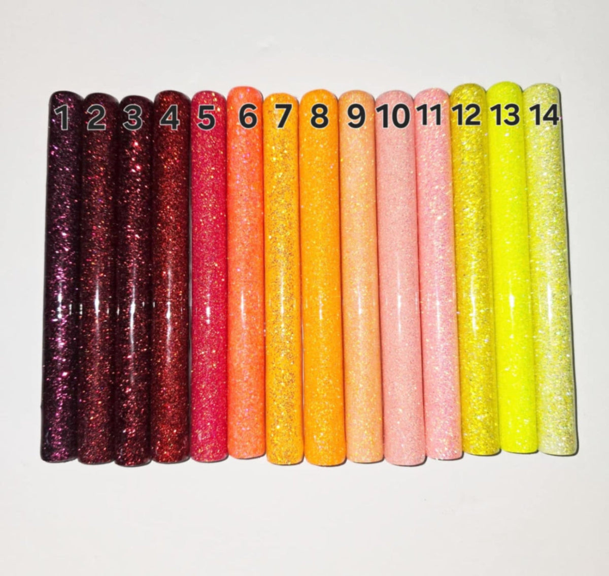 Personalized Glittered Pens