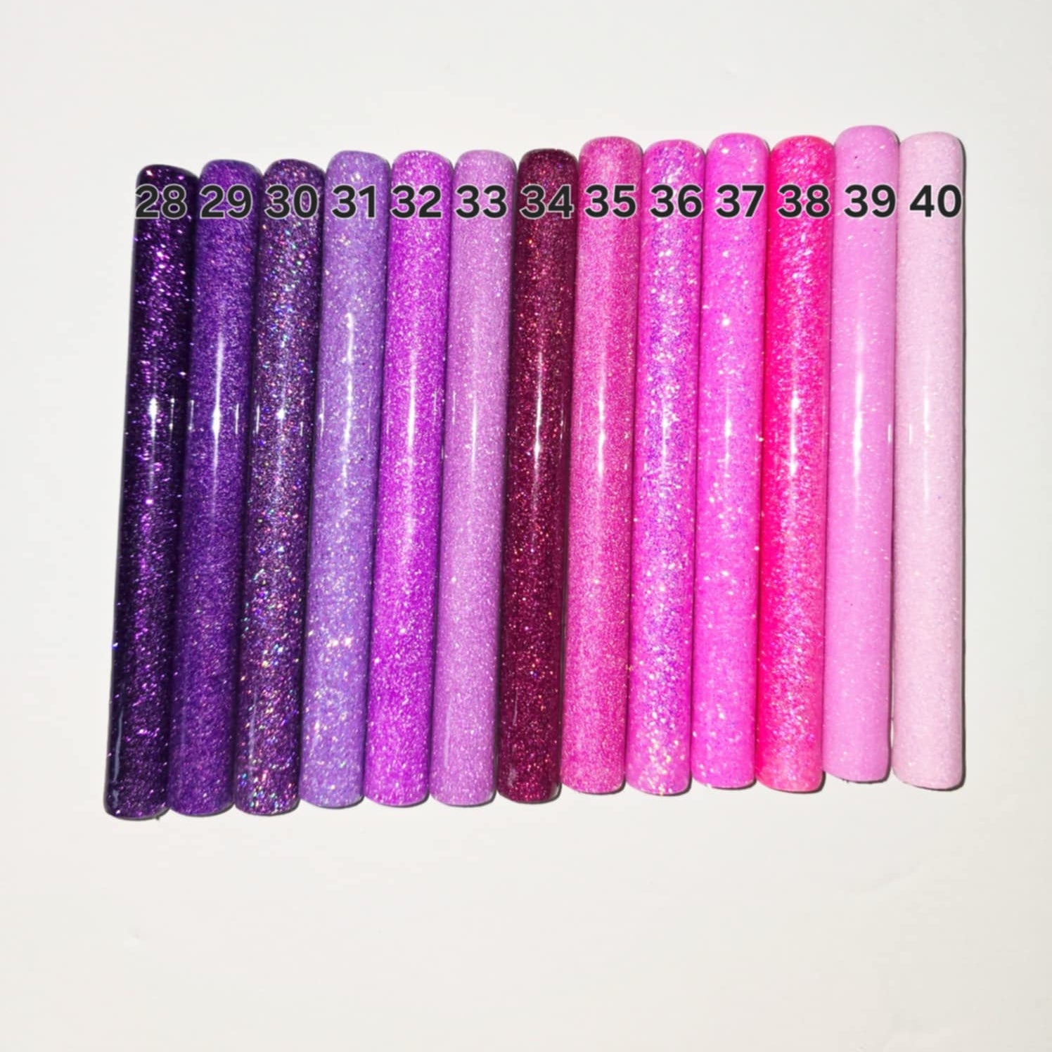 Personalized Glittered Pens