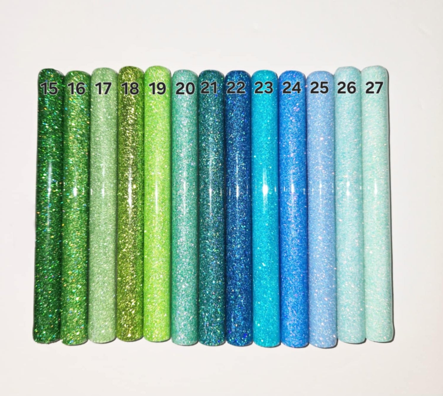 Personalized Glittered Pens